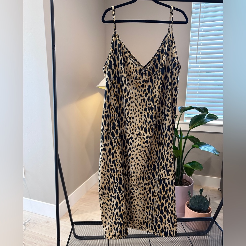 COPY - ASOS cheetah print dress